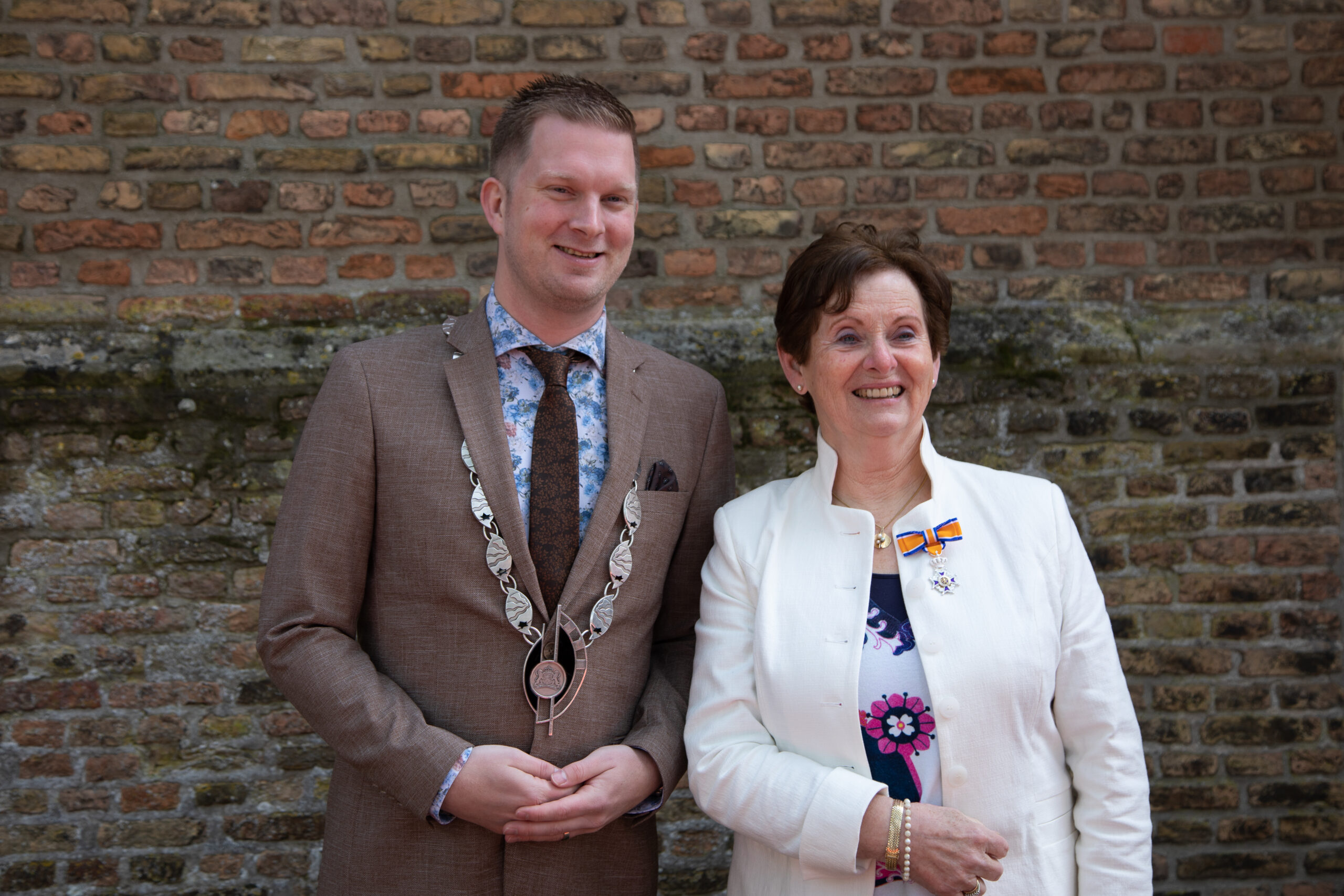 Anny met burgemeester